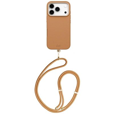 Etui UNIQ Coehl Mirelle na iPhone 17 Pro Magnetic Charging - brązowe