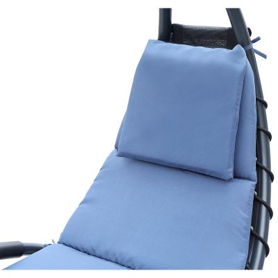 6. LEŻAK FOTEL Z PARASOLEM BERGAMO 200x125x180CM GRANAT