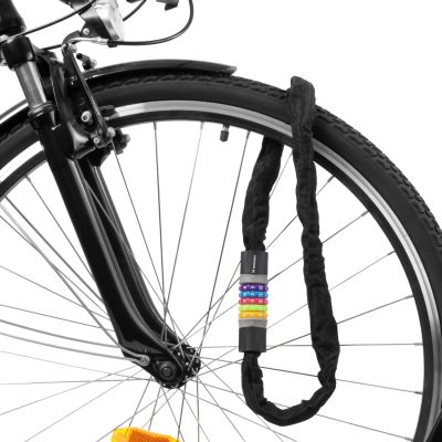 4. Zapięcie rowerowe Wozinsky WZR-K1 łańcuchowe na kod 100 cm - czarne