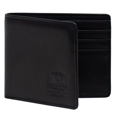 2. Herschel Hank Leather RFID Wallet 11151-00001 Czarne One size