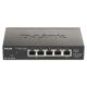 4. D-Link DGS-1100-05PDV2 łącza sieciowe Zarządzany Gigabit Ethernet (10/100/1000) Obsługa PoE Czarny