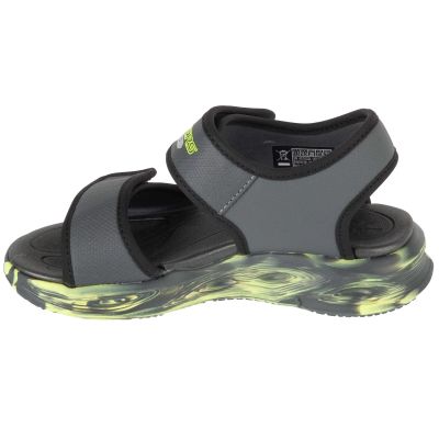 2. Skechers S-Lights: Sola Glow Sandal - Fusion Brights 407032L-CCBK Szare 28