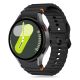 Pasek Tech-Protect Silicone Sport na Samsung Galaxy Watch 4 / 5 / 5 Pro / 6 / 7 / FE - czarny