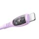 4. Kabel Joyroom S-A59 Vibrant Series 3A USB-A - Lightning 1,2m - fioletowy