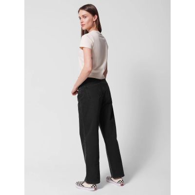 3. Jeansy straight z prostymi nogawkami damskie Outhorn OTHWSS24TTROF723-20S