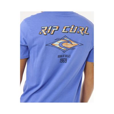 3. Koszulka męska RIP CURL Fade Out Icon Tee niebieska