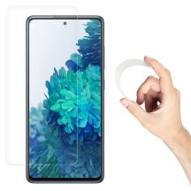 Szkło hybrydowe Wozinsky Full Cover Flexi Nano na Samsung Galaxy A72 4G