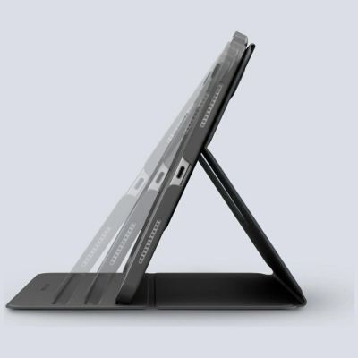 9. Etui UNIQ Rovus Snapmount Magnetic 360 Rotating Detachable do iPad 11" 2025 / iPad 10.9" 2022 (10 gen.) - szare