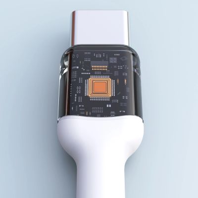 3. Kabel Dudao L9C Max 240W PD USB-C - USB-C 1,2m - biały
