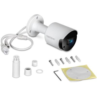 10. TRENDnet IPCam Bullet 5MP Wejście/wyjście PoE H.265 IR WDR