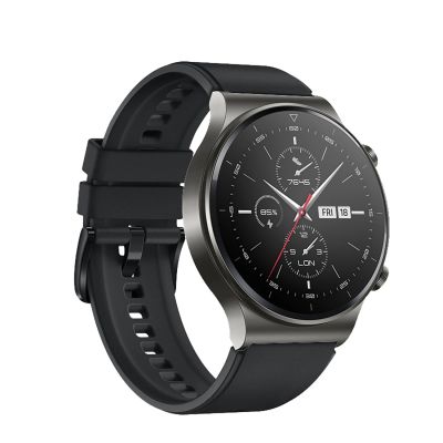 2. Pasek silikonowy do Huawei Watch GT 2 / 3 / 4 / 2 Pro / 3 Pro / 4 Pro / GT 2e - czarny