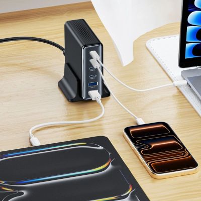 5. Ładowarka sieciowa Tech-Protect DC160W-GAN 6-Port 160W - czarna