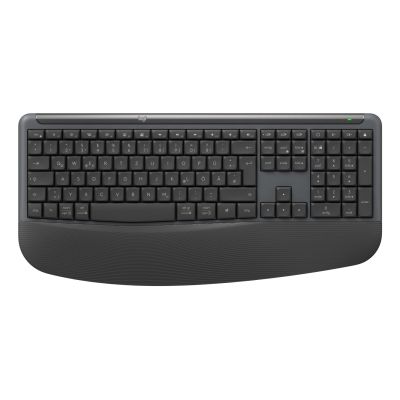 4. Logitech Signature Comfort Plus Combo MK880 for Business klawiatura Dołączona myszka Uniwersalne USB + Bluetooth QWERTZ Niemiecki Grafitowy