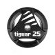 Talerz olimpijski tiguar PU 25 kg TI-WTPU02500