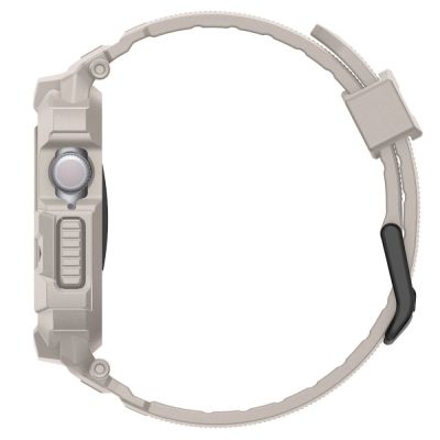 4. Pasek Spigen Rugged Armor Pro V2 na Apple Watch (46 mm) - beżowy
