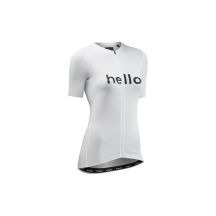 Koszulka rowerowa NORTHWAVE Blade Hello Goodbye Woman Jersey S/s biała