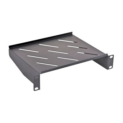 2. Półka stała Do szaf 10” Lanberg AK-1012-B (180 mm; kolor czarny)