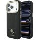 Etui Guess Stripe Peony 4G Logo MagSafe na iPhone 17 Pro Max / 18 Pro Max - czarne