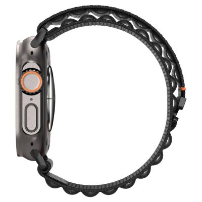 6. Pasek Pasek Spigen WBF1 na Apple Watch 44 / 45 / 46 / 49 mm - czarny