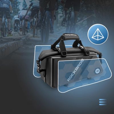 6. Torba Rockbros 30140090001 rowerowa na bagażnik 11,6l - czarna