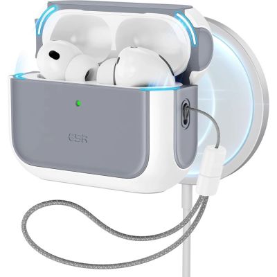 Etui ESR Orbit HaloLock MagSafe na AirPods Pro 3 - białe