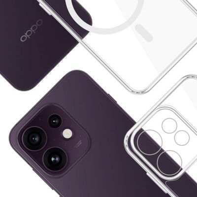 11. Etui 3mk Armor Magcase na Oppo Reno 16 F / Reno 16 FS (CPH2859) - przezroczyste