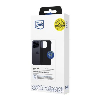 24. Etui 3mk Just20g Matt Case na Apple iPhone 15 Pro Max - czarne matowe