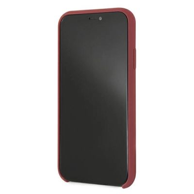 6. Etui Mercedes Silicone Line na iPhone Xr - czerwone