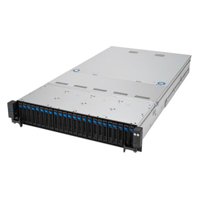 Platforma Asus Rack (2U) RS521A-E12-RS24U AMD Epyc 9005/9004 (16x NVMe/8x SATA HS, 2xM.2, 2x1Gbe, IPMI, 1+1 2000W)