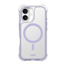 LAUT AERO PROTECT pokrowiec na telefon komórkowy 16 cm (6.3") Fioletowy, Przezroczysty