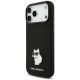 2. Etui Karl Lagerfeld Silicone Choupette Metal Pin iPhone 18 Pro Max / 17 Pro Max - czarne