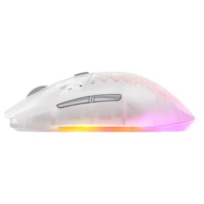 3. Steelseries Aerox 3 Wireless Gen 2 myszka Gaming Po prawej stronie RF Wireless + Bluetooth Optyczny 26000 DPI