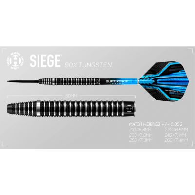14. Rzutki Harrows Siege 90% Steeltip HS-TNK-000016027