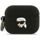 Etui Karl Lagerfeld Silicone Karl Head 3D na AirPods Pro 3 - czarne