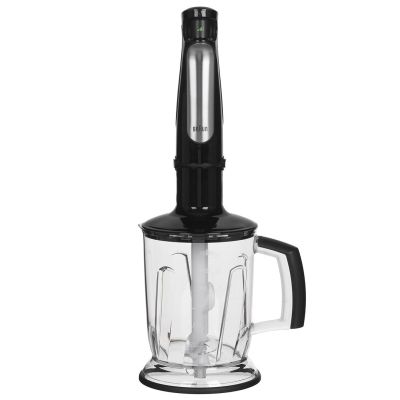 9. Braun MultiQuick 7 MQ 7045X 1,25 l Blender immersyjny 1000 W Czarny, Stal nierdzewna