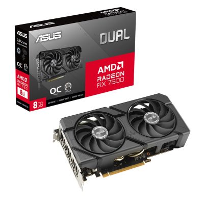 7. Karta graficzna ASUS Dual Radeon RX 7600 EVO OC 8GB GDDR6
