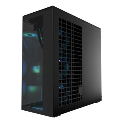 5. Obudowa Arctic Xtender Schwarz Glasfenster ohne GPU mount