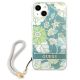 3. Etui Guess Flower Strap na iPhone 13 mini - zielone
