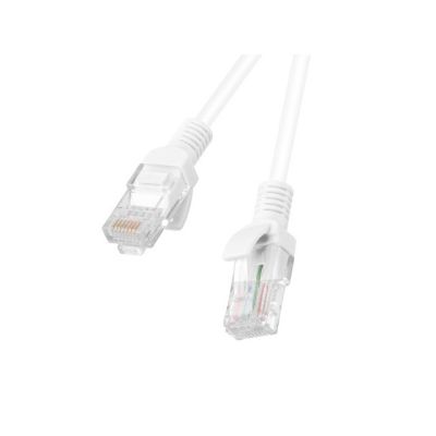 Patchcord U/UTP Lanberg PCU5-10CC-0200-W (RJ45 - RJ45 ; 2m; UTP; kat. 5e; kolor biały)