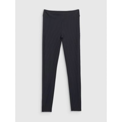 7. Legginsy dzianinowe prążkowane damskie 4F 4FRSS26TTIGF302-20S