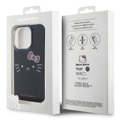 8. Etui Hello Kitty IML Kitty Face na iPhone 14 Pro - czarne