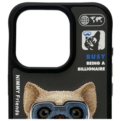5. Etui Nimmy Cool&Cute 2.0 na iPhone 15 Pro - czarne