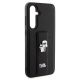 4. Etui Karl Lagerfeld Gripstand Saffiano Karl&Choupette Pins na Samsung Galaxy S23 FE - czarne