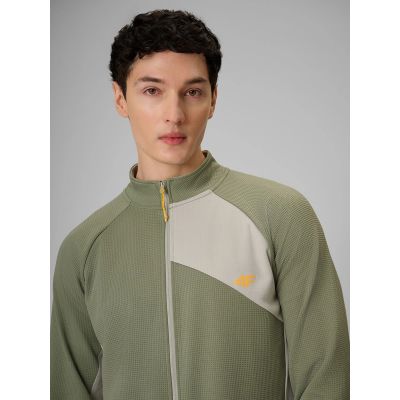 5. Bluza trekkingowa regular bez kaptura męska 4F 4FRSS26TFSWM0984-44S