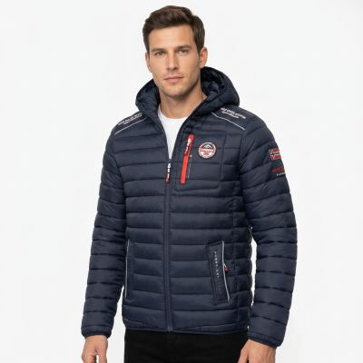 11. Kurtka męska Geographical Norway BRICK NAVY GTX MEN 068 NAVY (WY6358H/GN-MARINE)