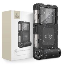 Pokrowiec Tech-Protect Waterproof Case wodoodporny IPX8 na smartfony 4.7-6.7" - czarny