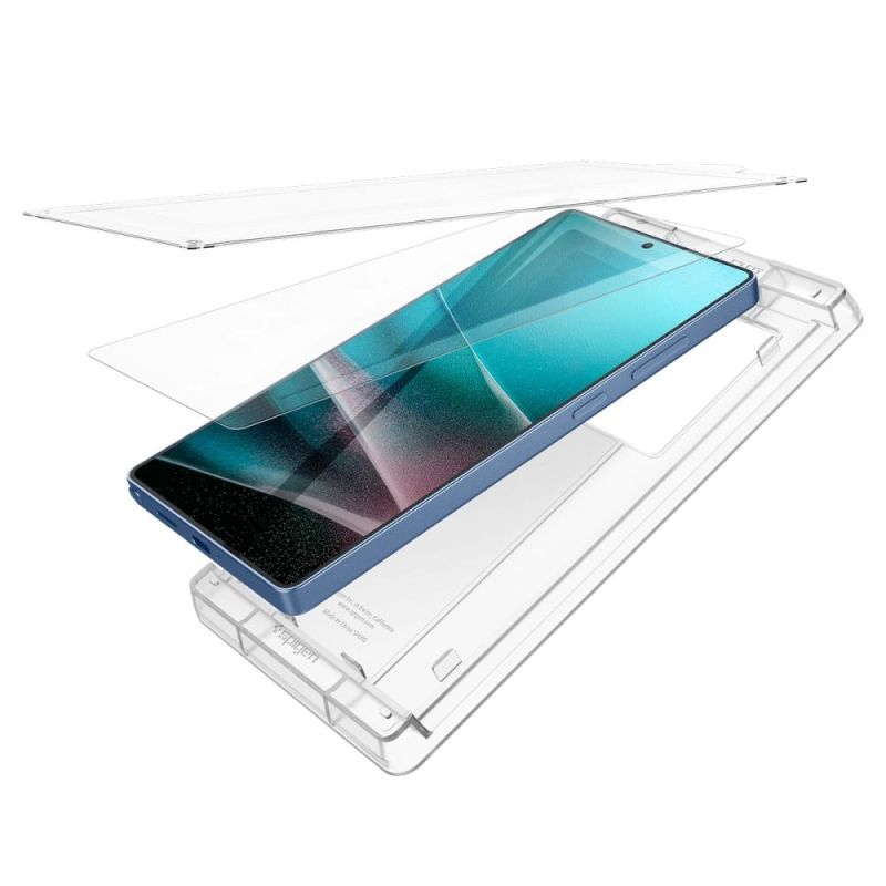 5. Szkło hybrydowe Spigen Elite Shield EZ FIT na Samsung Galaxy S25 Ultra - przezroczyste