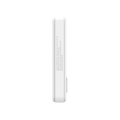 9. Powerbank Wozinsky WLWP-10KA0Y3WS 22,5W PD Qi2 10000 mAh, z podstawką, 1x USB-A, 1x USB-C - biały