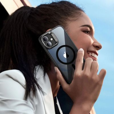 5. Zestaw etui ESR Classic Hybrid Kickstand Halolock MagSafe + Szkło hartowane na iPhone 16 - czarne