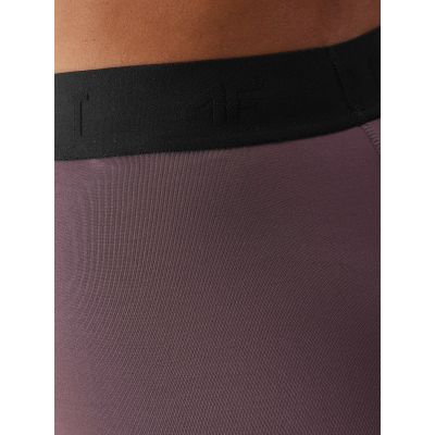 5. Legginsy treningowe z materiałów z recyklingu damskie 4F